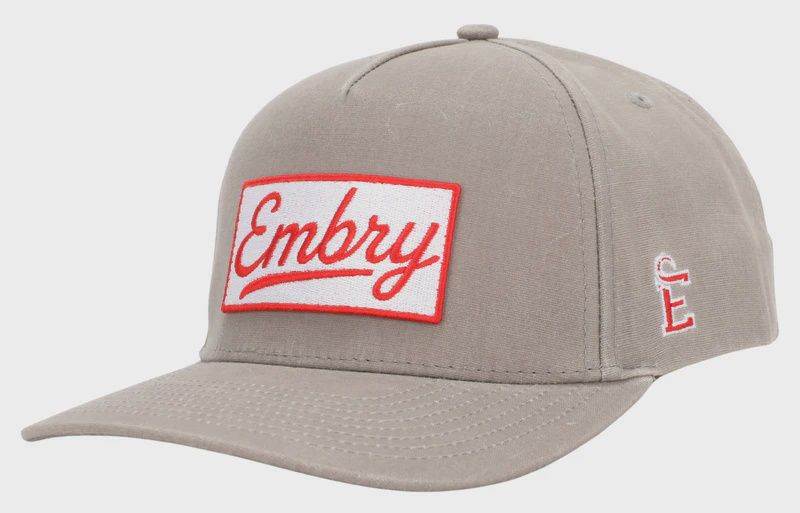 Gray Waxed Canvas - Logo Patch Hat