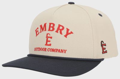 Cream/Navy - Vintage Hat