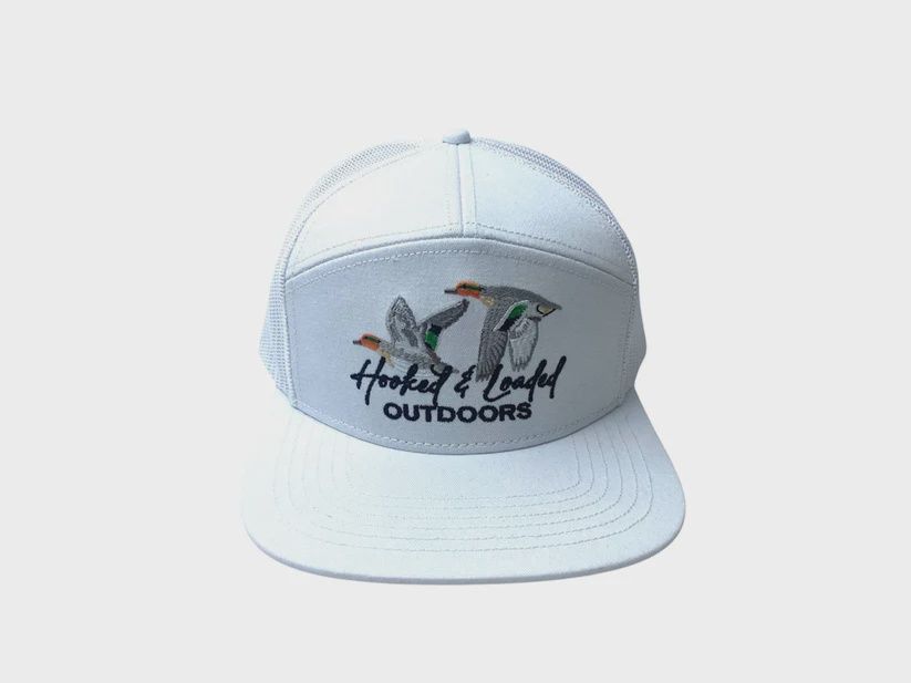 Greenwing All White 7 Panel Hat