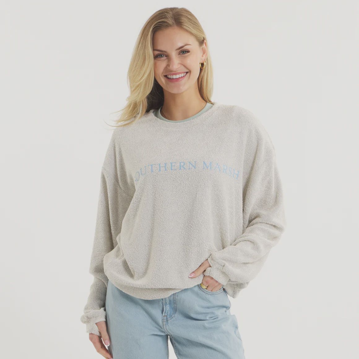Women&#39;s Sunday Morning Sweater - Vintage, Color: Ash Gray, Size: SML