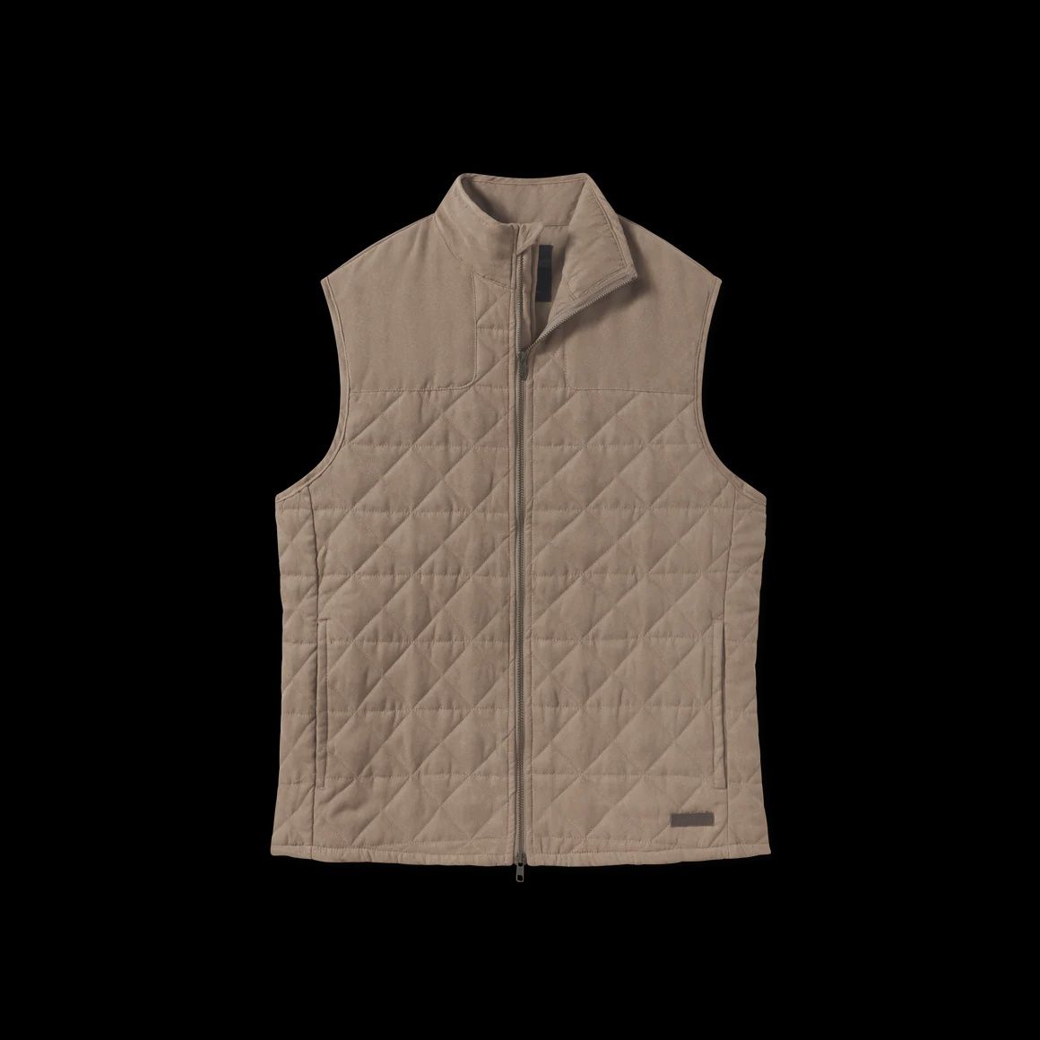 Lawrence Quilted Vest - Burnt Taupe