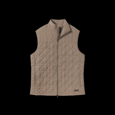 Lawrence Quilted Vest - Burnt Taupe