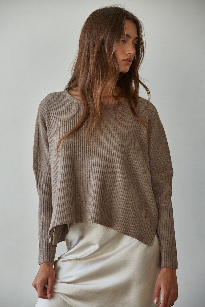 Apollo Ribbed Pullover Top