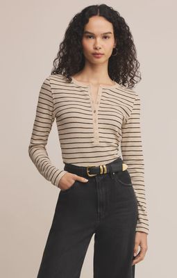 Eve Stripe Long Sleeve Henley
