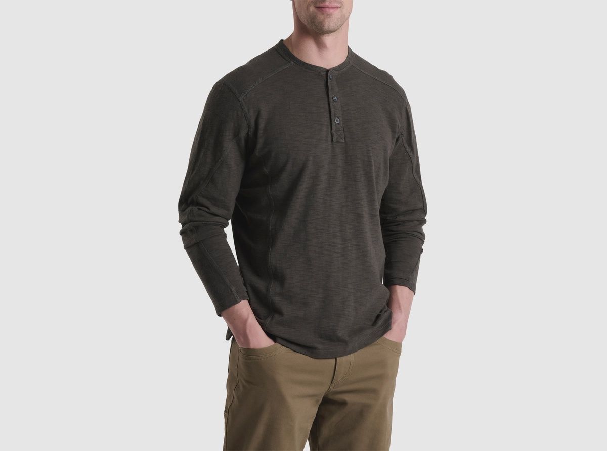 Men&#39;s Rukus Long Sleeve Henley