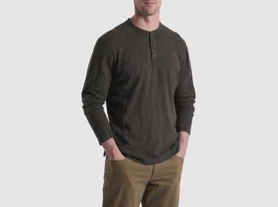 Men&#39;s Rukus Long Sleeve Henley