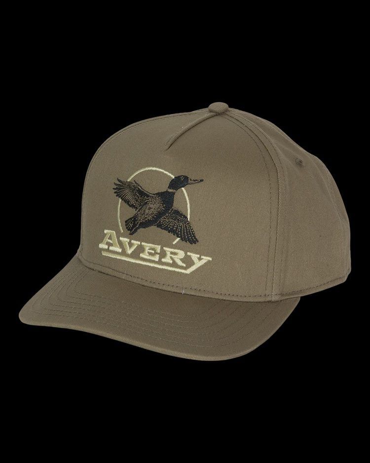 Flying Mallard Trucker Hat - Olive