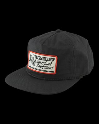 Flyer Patch Rope  Hat - Black