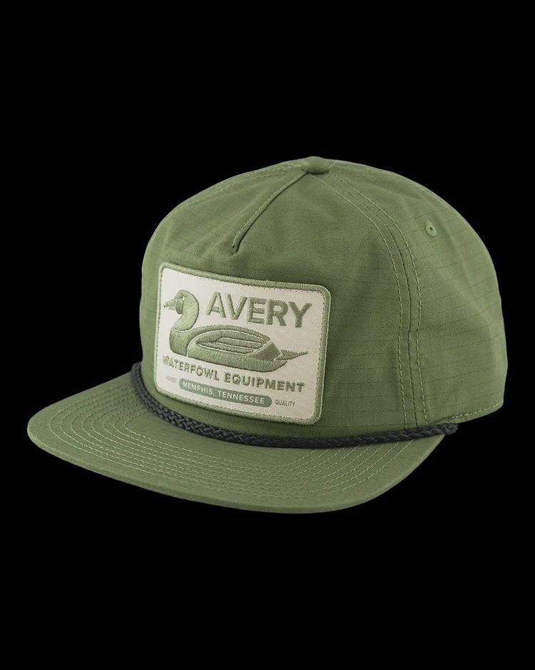 Simple Decoy Patch Rope Hat - Green