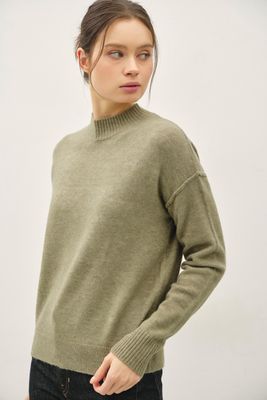 Having Options Highneck Sweater