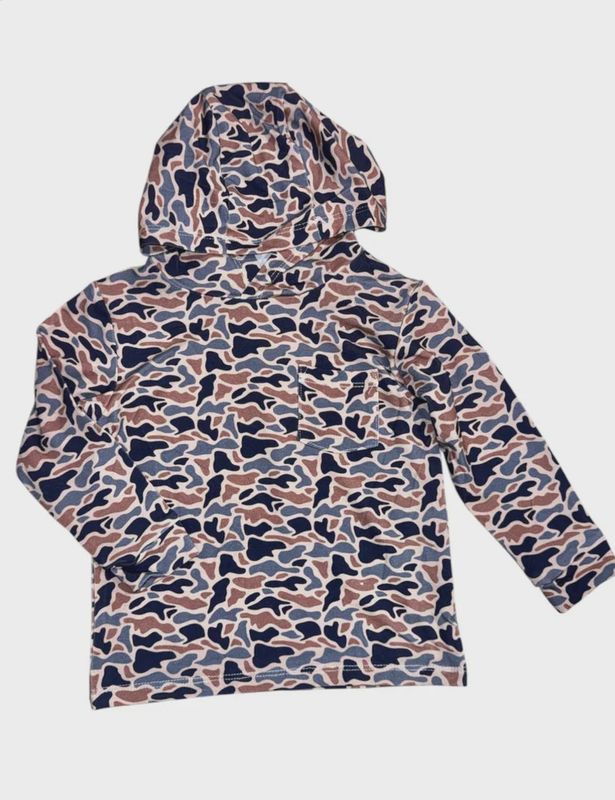 Youth Lightweight Hoodie - River Camo