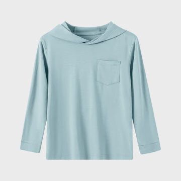 Youth Lightweight Hoodie - Blue Pastel