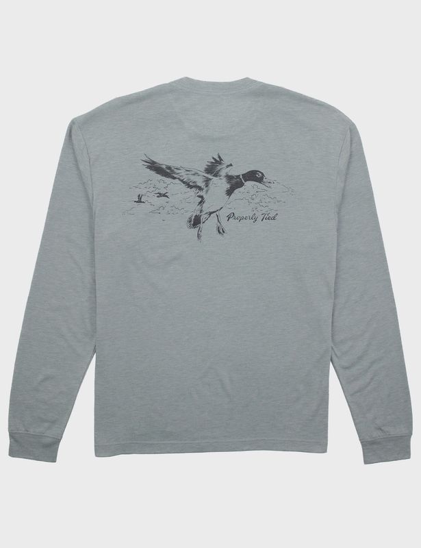 Portland Pocket Long Sleeve Tee - Flying Mallard
