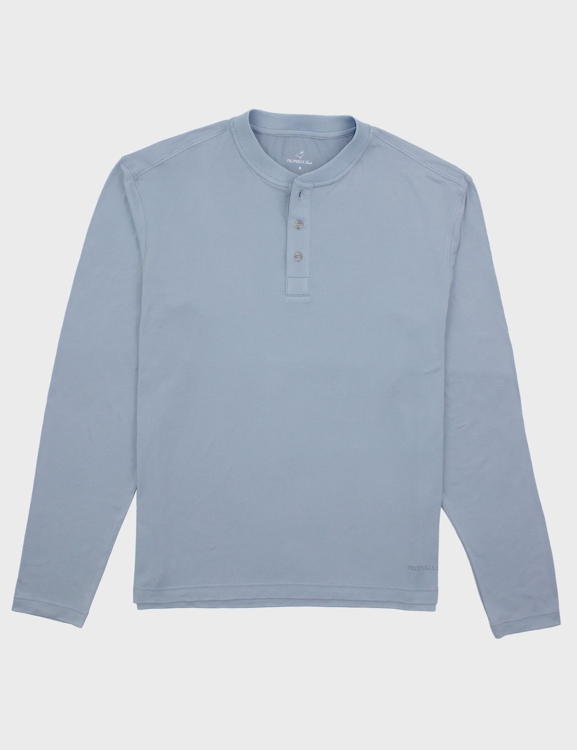 Ravine Henley, Color: DSB-Dusk Blue, Size: MED