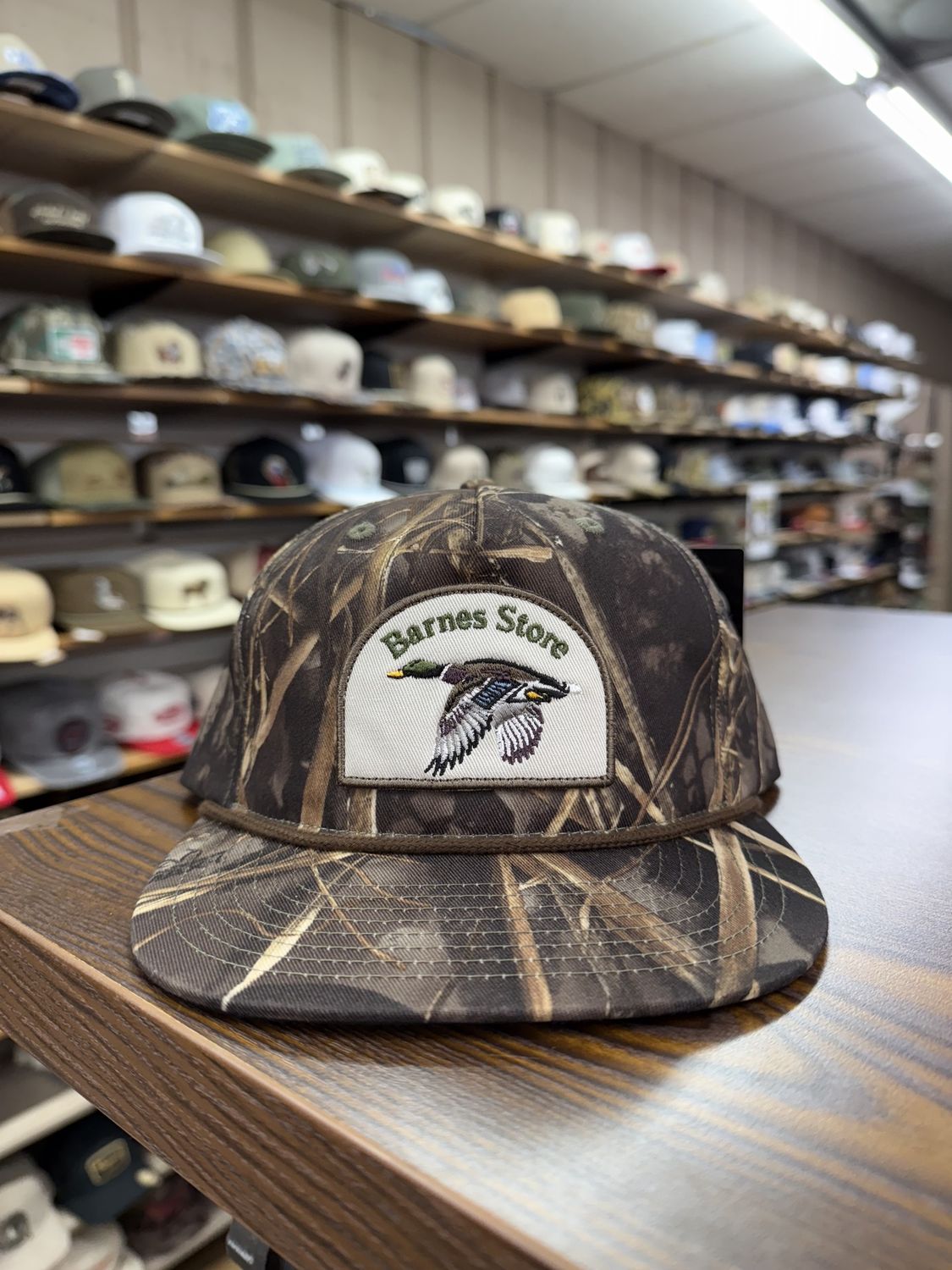 Flying Mallard Patch Rope Hat - Max 7