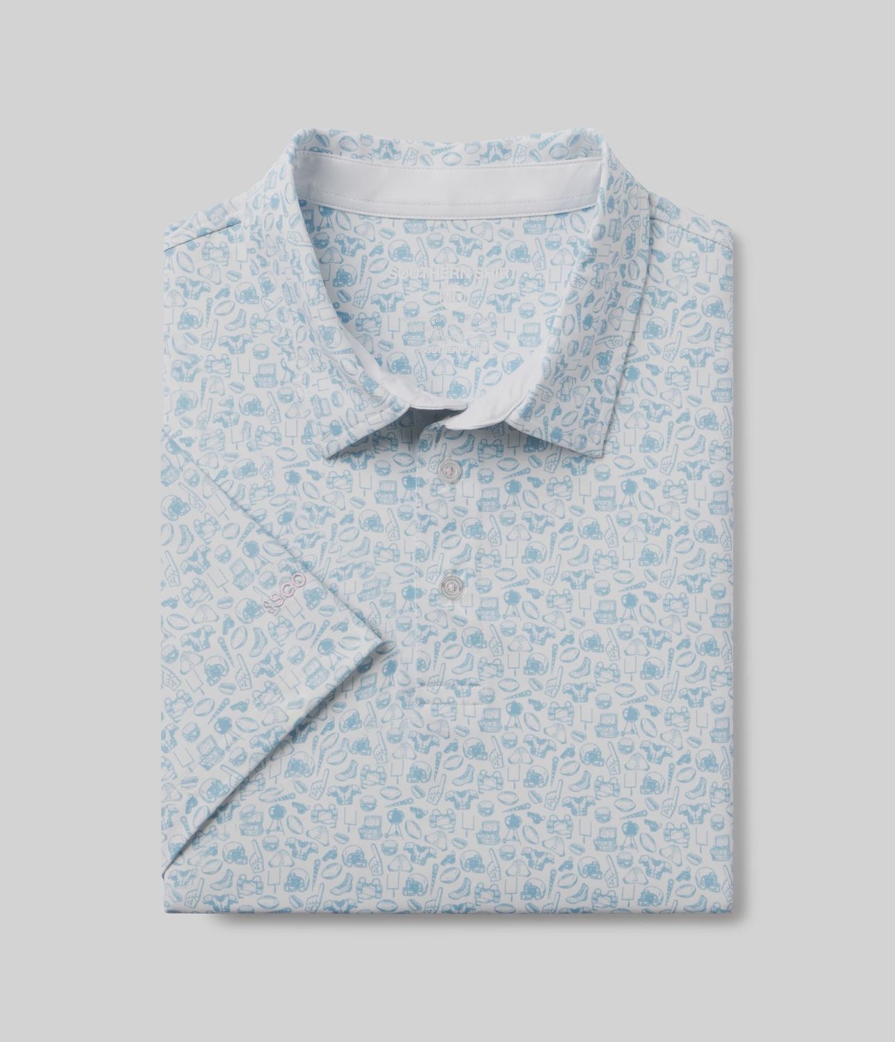 Youth Biggest Fan Printed Polo