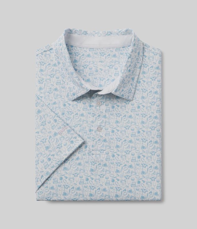 Youth Biggest Fan Printed Polo