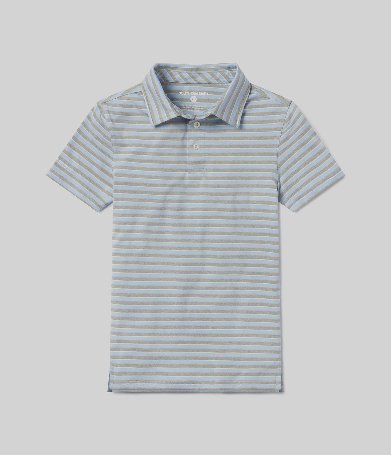 Youth Boys Cahaba Heather Stripe Polo