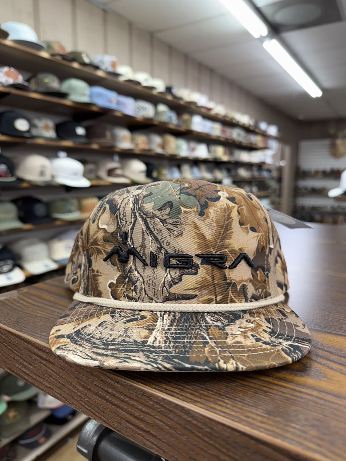 Migra Patch Rope Hat, Color: Realtree Advantage
