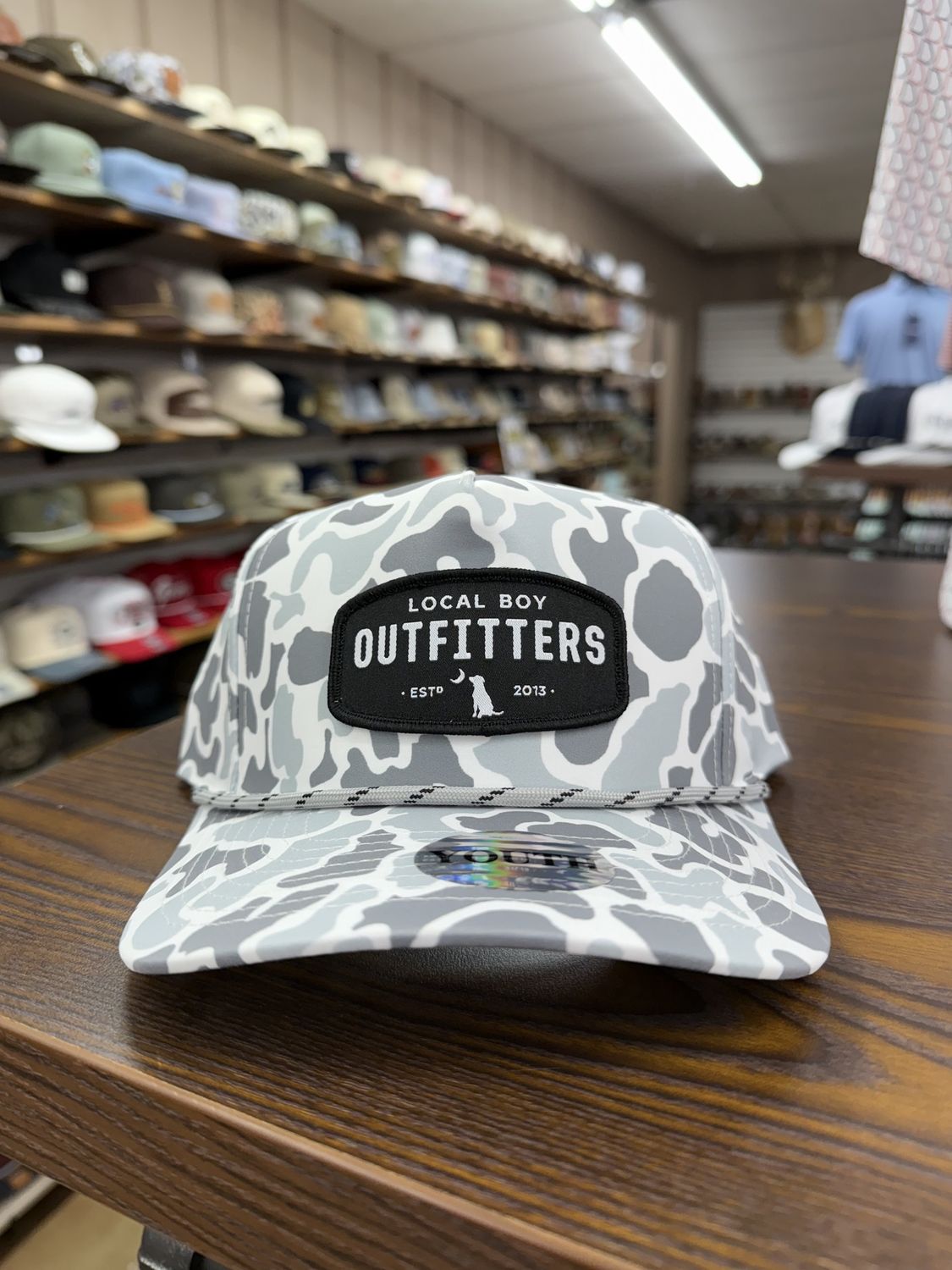 Youth Woven Patch HC Rope Hat