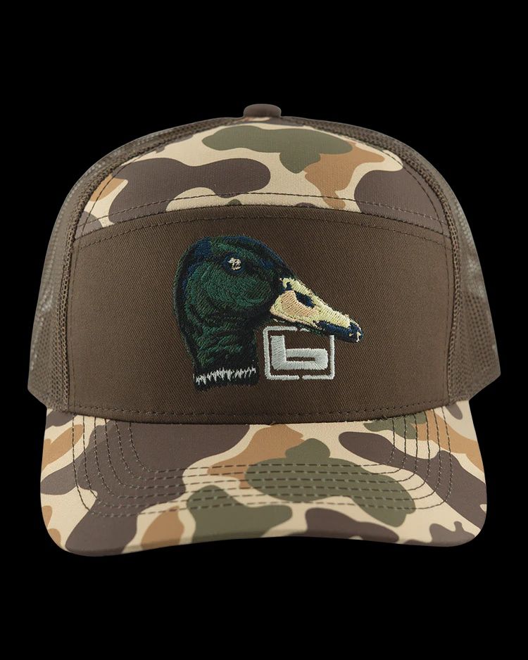 Mallard Head Hat - Brown Camo