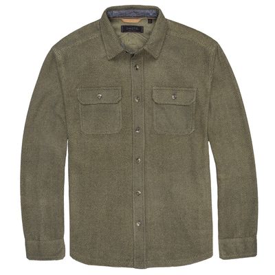 Ozzy Micro Fleece Brushed Shirt Button Down