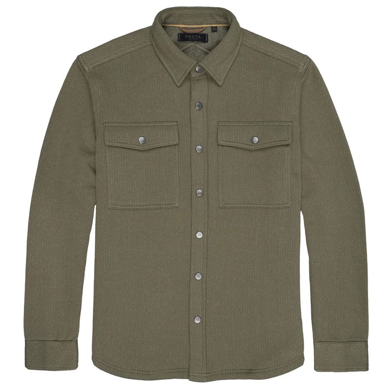 Bond French Terry Knit Shirt Jacket