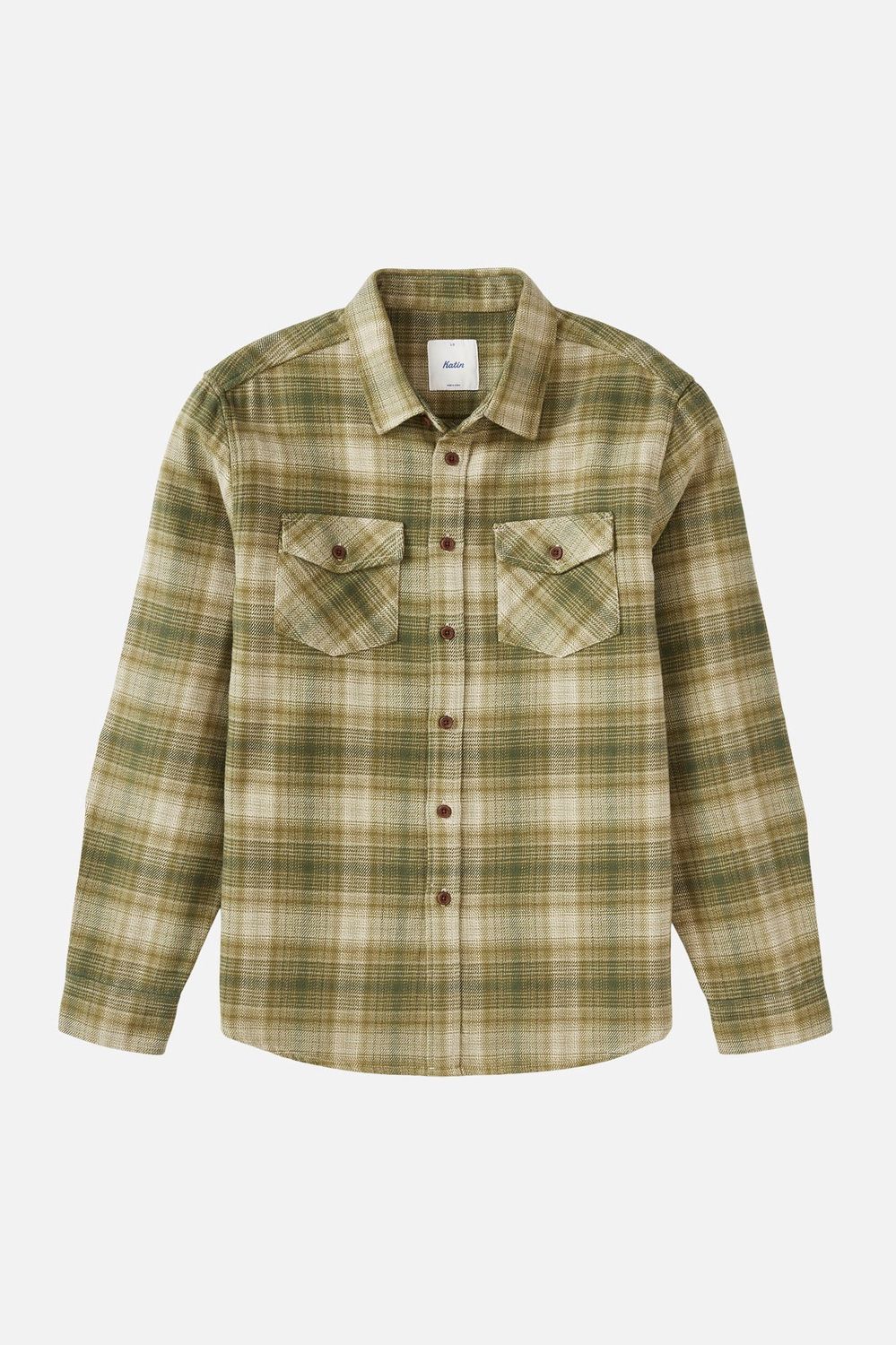 Sierra Flannel, Color: MOSS-Moss, Size: MED