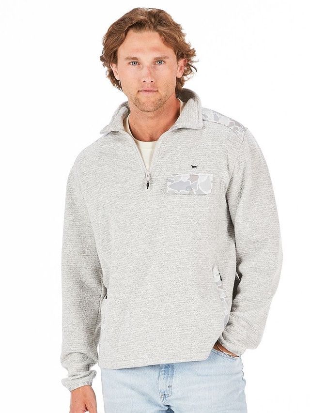 Men&#39;s Wesley Heather 1/4 Zip Pullover