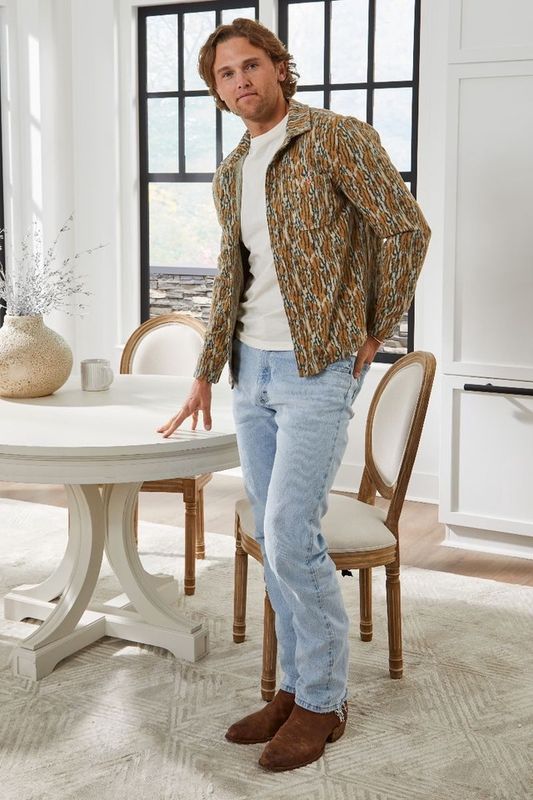 Men&#39;s Brushed Shirt Jacket