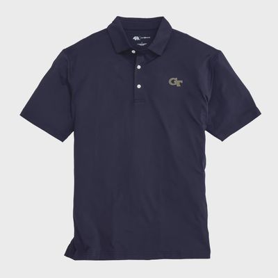 Solid Georgia Tech Performance Polo