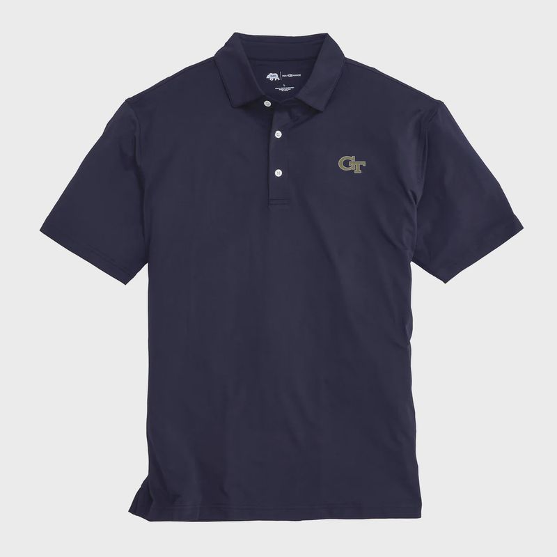 Solid Georgia Tech Performance Polo