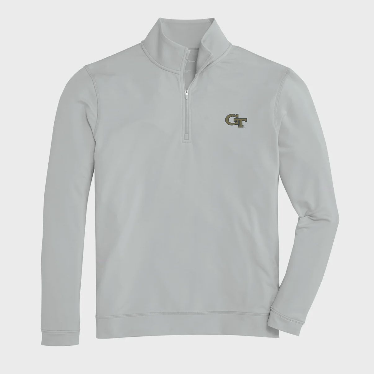 Georgia Tech Flow Performance Pullover, Color: 076-Mirage Grey, Size: MED