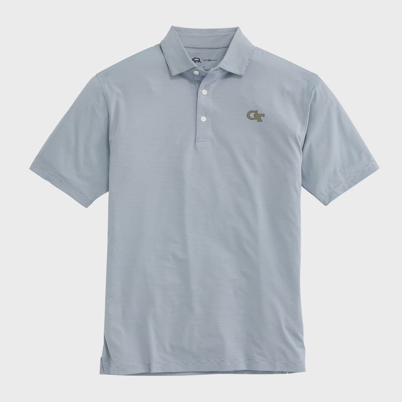 Hairline Stripe Georgia Tech Performance Polo