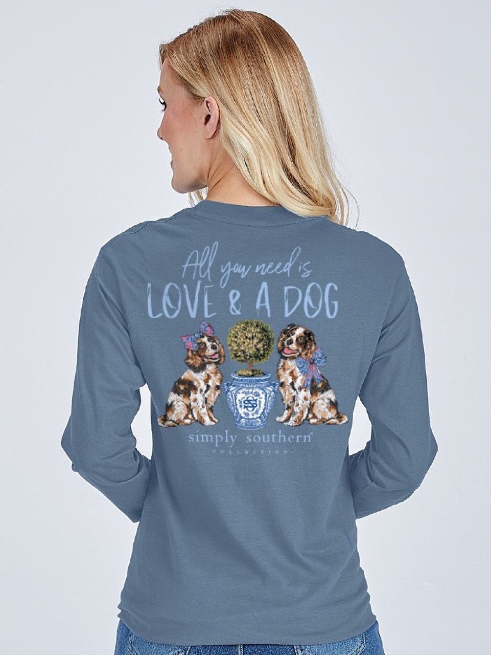 Love &amp; A Dog Long Sleeve T-Shirt