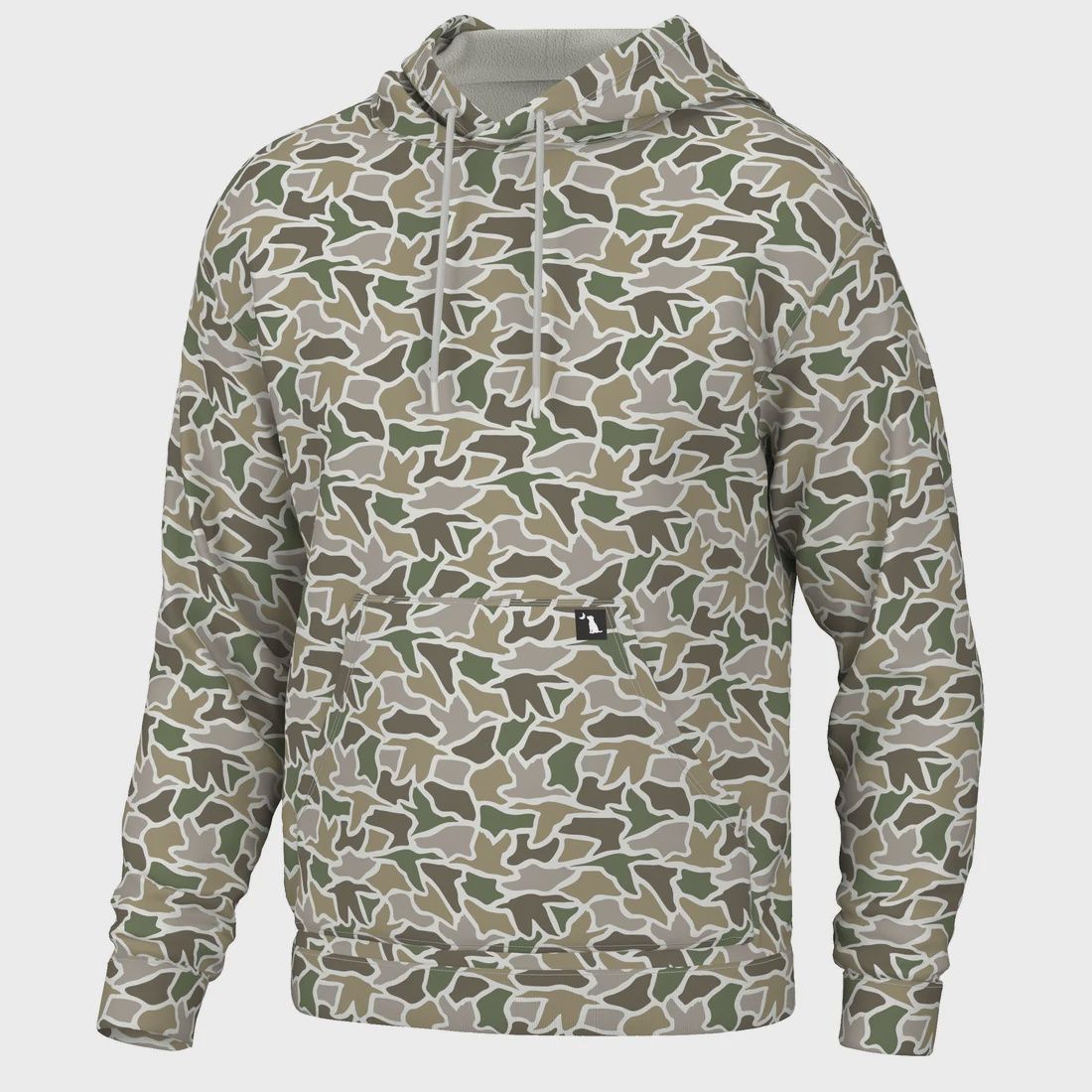 Youth Hilltop Hoodie, Color: DCC-Duck Camo, Size: XSML