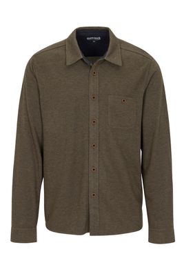 Y/D Two Tone Sweater Knit Shirt
