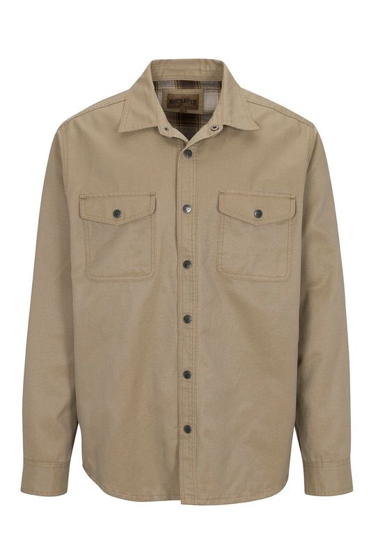 Journeyman Flannel Lined Wax Coating Shirt Jacket