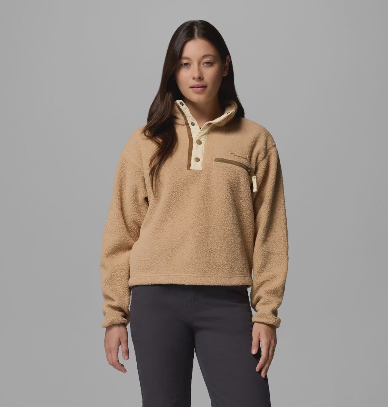 Helvetia™ II Cropped Half Snap Fleece Pullover
