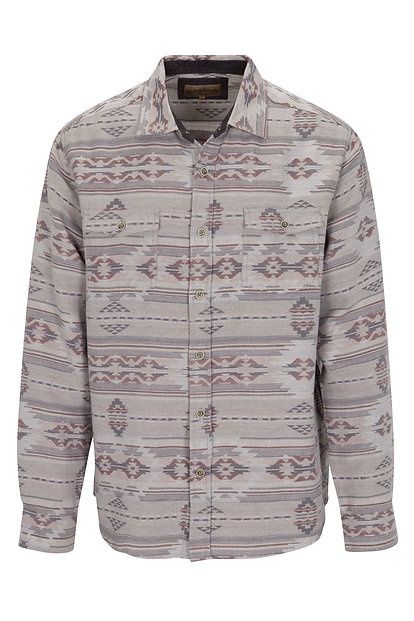 Aztec Yarn Dye Jacquard Woven Shirt