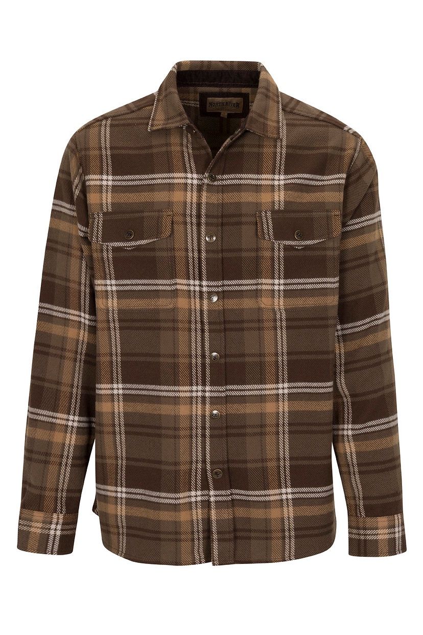 Heavy Weight Twill Plaid Shirt Jacket