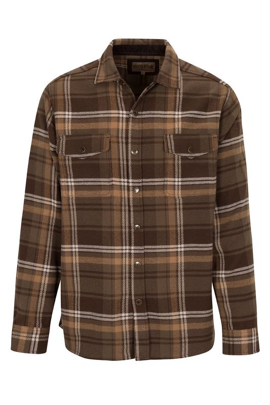 Heavy Weight Twill Plaid Shirt Jacket
