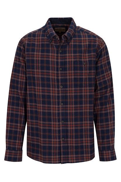 Farmington Brushed Cotton Button Down Shirt 2.0, Color: Bracken, Size: MED