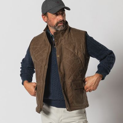Waxed Canvas Quilted Vest