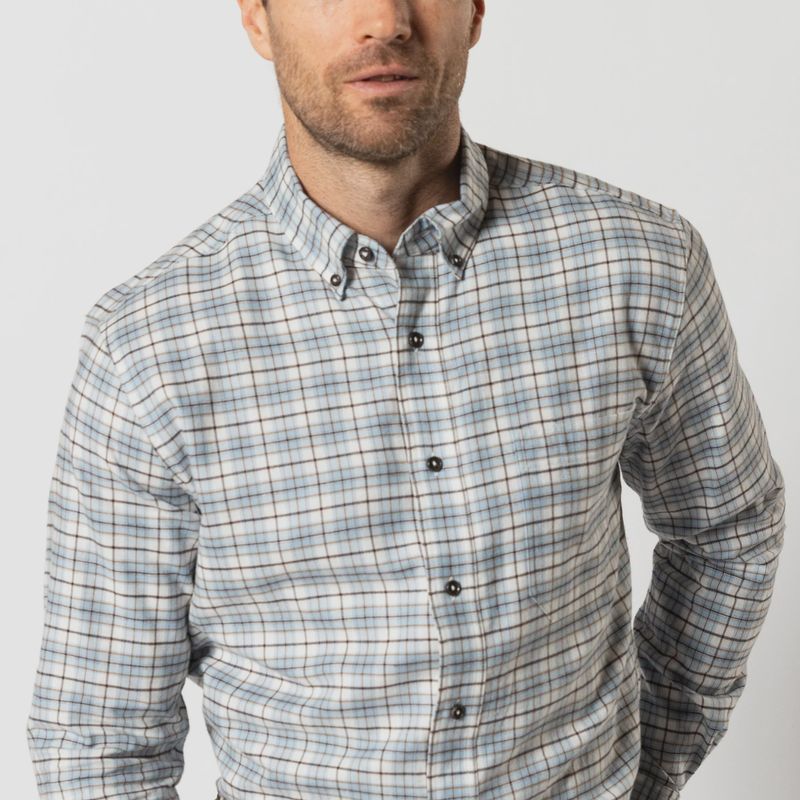Cotton Flannel Sport Shirt
