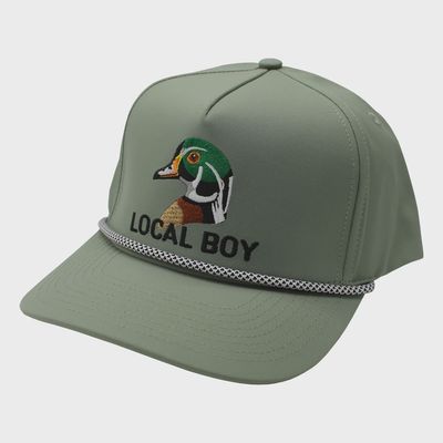 Wood Duck HC Rope Hat- Loden/White