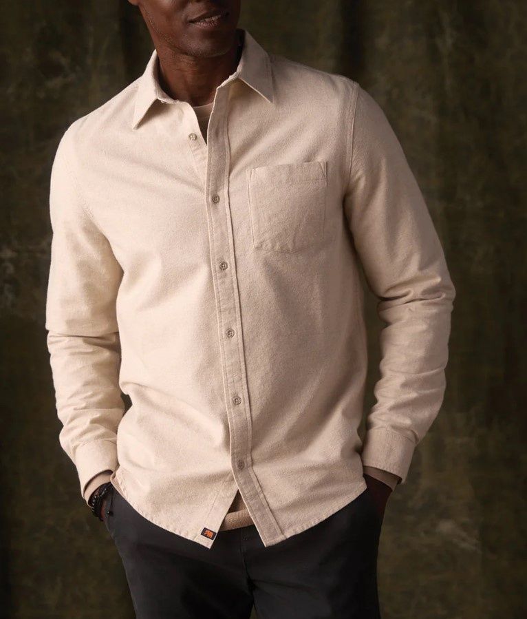 Fairbanks Brushed Chamois Button Up Shirt
