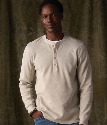 Vintage Thermal Mountain Henley