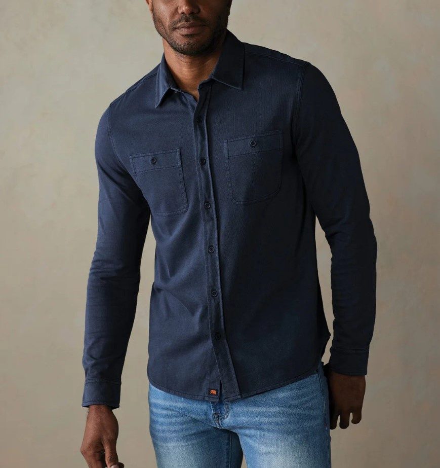 Lennox Jersey Button Up