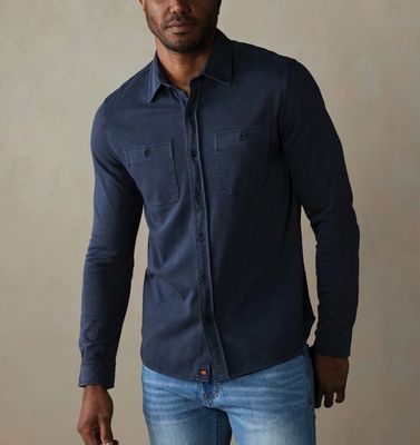 Lennox Jersey Button Up